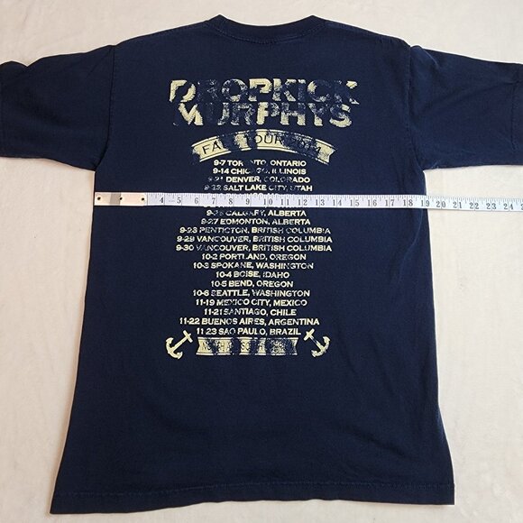 Bayside Dropkick Murphys Band Anchors Up Concert T-Shirt Mens Medium - Picture 6 of 7